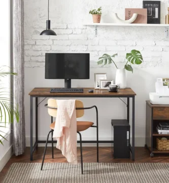 mesa de teletrabajo pequeño, mesa home office, mesa teletrabajo